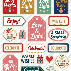 Labels & Tags - Stickers Sheet v21